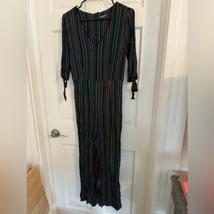 Striped Wild Fable jumpsuit, size small